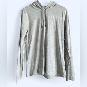 Under Armour Womens Light Green Loose Fit Activewear Athleisure Hoodie Small